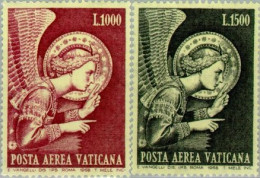 REL/S Vaticano Aéreo 53/54 1968  Angel MNH - Sonstige & Ohne Zuordnung