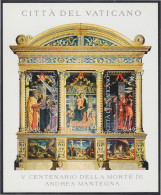 Vaticano HB 29 2006 Obras De Andrea Mantegna Pintora MNH - Otros & Sin Clasificación