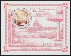 Vaticano HB 24 2002 150 Aniversario Del 1º Timbre Fiscal Pontificado MNH - Otros & Sin Clasificación