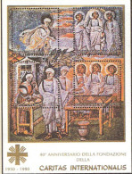 Vaticano HB 12 1990 40º Aniv. De Cáritas Inter. Lujo - Autres & Non Classés