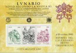 Vaticano HB  4 1982 4º Cent. De La Reforma Del Calendario Gregoriano Lujo - Autres & Non Classés