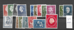 1954 MNH  Netherlands,complete According To NVPH, Postfris** - Années Complètes