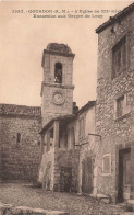 FRANCE - Gourdon ( A M ) - Vue De L'église Du XII E Siècle - Excursion Aux Gorges Du Loup  - Carte Postale Ancienne - Gourdon