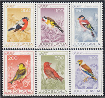 Yugoslavia 1177/82 1968 Pájaros Diversos Birds MNH - Otros & Sin Clasificación