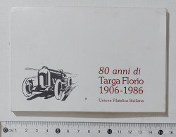 52352 80 Anni Di Targa Florio 1906-1986 - Cofanetto 6 Cartoline + Erinnofili - Habillement, Souvenirs & Autres
