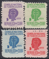 Cuba Beneficencia 20/23 1954 Consejo Nacional De Tuberculosis Para La Infancia - Autres & Non Classés