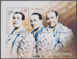 Cuba HB 225 2007 Música El Son Autores Y Cantantes MNH - Otros & Sin Clasificación