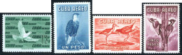 FAU2  Cuba A- 202/02C 1960/62 Pájaros Birds MNH - Andere & Zonder Classificatie