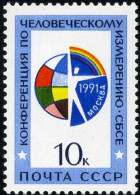 Rusia 5869 1991 Simposio De La Conf. Sobre La Seguridad Y La Cooperación En Eu - Altri & Non Classificati