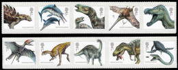 Gran Bretaña 3928/37 2013 Fauna Prehistórica Dinosaurios Autoadhesivos MNH - Unclassified