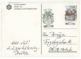 SC 14 - 601-a SWEDEN, Scout - Cover - 1986 - Storia Postale