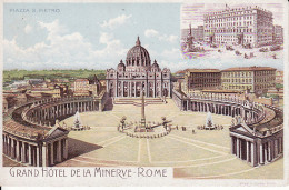 2794	20	Rome, Grand Hotel De La Minerve.  Piazza S. Pietro - Wirtschaften, Hotels & Restaurants