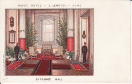 2794	116	Rome, Savoy Hotel Entrance Hall. - Wirtschaften, Hotels & Restaurants