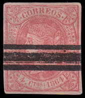 España Spain Barrados 64 1864 Isabel II - Andere & Zonder Classificatie