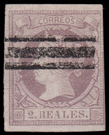 España Spain Barrados 56 1860-61 Isabel II - Otros & Sin Clasificación