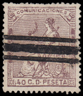 España Spain Barrados 136 1873 Alegoría Comunicaciones - Andere & Zonder Classificatie