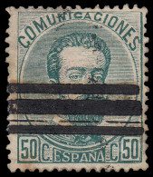 España Spain Barrados 126 1872-73 Reinado De Amadeo I - Autres & Non Classés