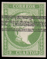 España Spain Barrados 47 1856-59 Isabel II - Andere & Zonder Classificatie