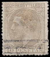 España Spain Barrados 209 1879 Alfonso XII - Andere & Zonder Classificatie