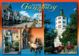 73178957 Guenzburg Unteres Tor Schweinchenbrunnen Marktplatz Guenzburg - Guenzburg