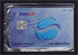 Yugoslavia Greece UNUSED Phonecard 1998 Telekom Telefonija Intracom 10000 Copies (see Sales Conditions) - Yougoslavie