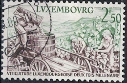 Luxemburg - Weinlese An Der Mosel (MiNr: 594) 1958 - Gest Used Obl LESEN - Oblitérés