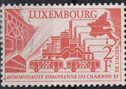 Luxemburg - Vier Jahre Montanunion (MiNr: 552) 1956 - Gest Used Obl - Oblitérés