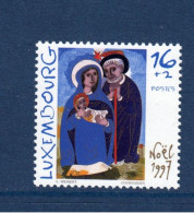 Luxembourg, **, Yv 1385 , Mi 1435, SG 1457, Noël 1997, - Nuovi