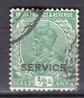 P3342 - BRITISH COLONIES INDIA SERVICE Yv N°57 - 1911-35 King George V