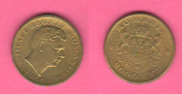 Romania 2000 LEI 1946 Romanie Mihai I° BRASS Coin - Roumanie