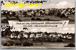 Schömberg Schwarzenberg - S/w Mehrbildkarte - Schömberg