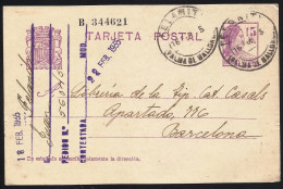 España Spain Entero Postal 69 Matrona 1935 Felanitx - Altri & Non Classificati