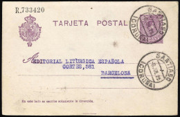 España Spain Entero Postal 50 Alfonso XIII 1925 Enguera - Altri & Non Classificati