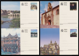 España Spain Entero Postal ( Tarjeta ) 163/66 1997 Turismo Zamora Palencia Bur - Other & Unclassified