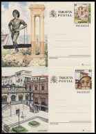 España Spain Entero Postal ( Tarjeta ) 143/44 1987 Turismo Málaga Santander - Autres & Non Classés