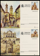 España Spain Entero Postal ( Tarjeta ) 127/28 Turismo 1982 Albacete Toledo - Other & Unclassified