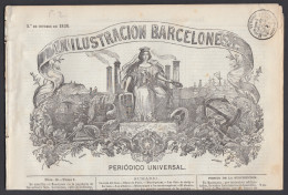 España Spain Timbres De Periódicos P.2 1858  La Ilustración Barcelonesa - Otros & Sin Clasificación