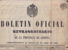 España Spain Timbres De Periódicos P.10 1865 Boletin Oficial - Other & Unclassified