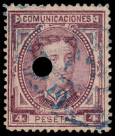 España Spain Telégrafos 181T 1876 Usados - Fiscal-postal