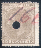 España Spain Telégrafos 209T 1879 Usado - Fiscal-postal