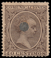 España Spain Telégrafos 223T 1889/99 MH - Postage-Revenue Stamps