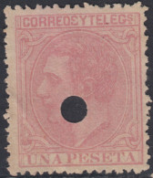 España Spain Telégrafos 207T 1879 MH - Fiscal-postal