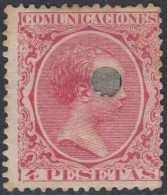 España Spain Telégrafos 227T 1889/99 MH - Postage-Revenue Stamps