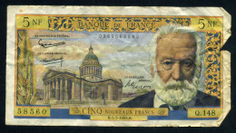 Francia 5 Francos 1965 Nuevos Pliegues Y Roturas Billete Banknote - Other - Europe
