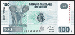 Congo DR 100 Francs 2013 P98b UNC - République Démocratique Du Congo & Zaïre