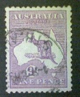 Australia, Scott #97, Used (o), 1929, Kangaroo And Map, 9 Pence, Violet - Used Stamps