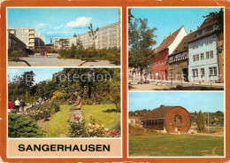 73039882 Sangerhausen Suedharz Feldstrasse Rosarium Markt Fassgaststaette Sanger - Sangerhausen