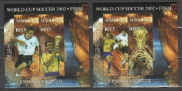 Maldive 2002 - Coppa Del Mondo Corea Giappone - Finale - 2 Bf           (g9576) - 2002 – Corea Del Sud / Giappone