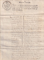 1814-PS-4 SPAIN ESPAÑA 1814 SELLO 4º SEALLED PAPER REVENUE.  - Fiscaux