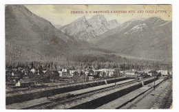 CPA FERNIE, B.C. SHOWING 3 SISTERS MTN. AND COKE OVENS, CANADA - Autres & Non Classés